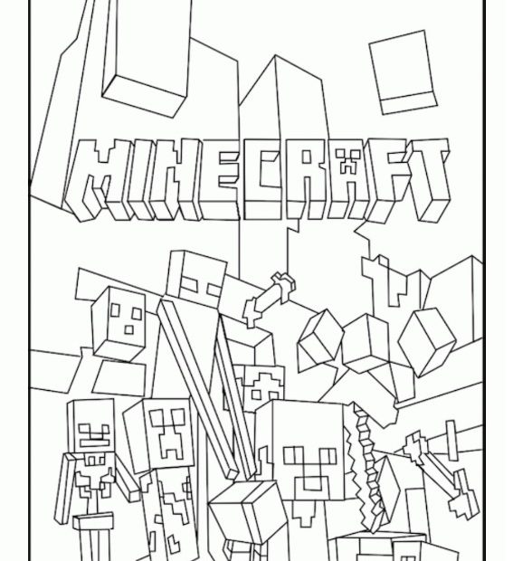Minecraft kolorowanki