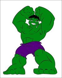 Niesamowity Hulk Kolorowanki Avengers
