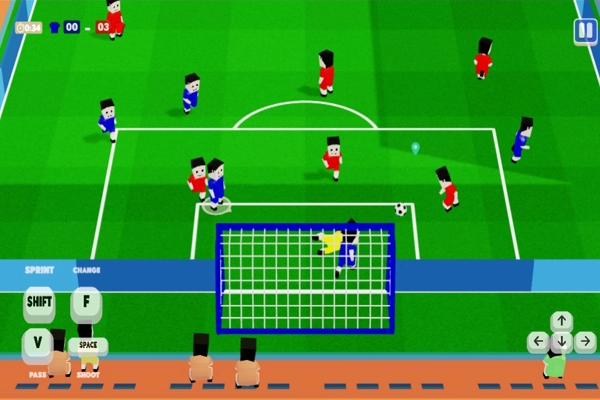 Football Mania – gra online w piłkę nożną – strzelanie goli i pokonywanie bramkarza