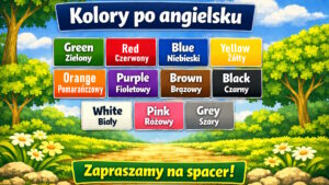 Nauka kolorów po angielsku dla dzieci